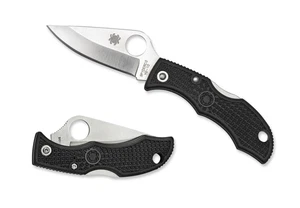 Spyderco Coltelli Coccinella 3 Lockback Nero Fibra di Vetro Nylon Rinforzato VG-10 LBKP3 - Foto 1 di 4