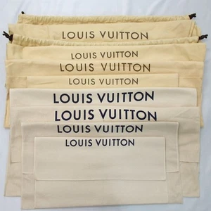 Authentic LOUIS VUITTON 8-piece set of dust bags for bags accessories cotton... - Picture 1 of 7