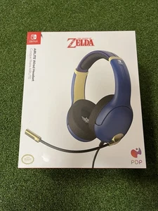 Zelda/Hyrule Blue PDP - AIRLITE Wired Gaming Headset Nintendo Switch New OpenBox - Picture 1 of 3
