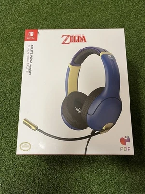 Zelda/Hyrule Blue PDP - AIRLITE Wired Gaming Headset Nintendo Switch New OpenBox - Image 1 of 3