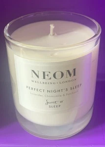NEOM Perfect Night's Sleep Scented Candle 185g Lavender, Chamomile & Patchouli - Picture 1 of 2