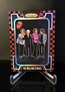 #'ed/179 THE ROLLING STONES SP 2025 Panini Prizm Negro Rojo Banda Completa a Cuadros #11 - Imagen 1 de 2