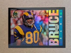 1996 Topps cromo - 40 aniversario retro Isaac Bruce #30 refractor - Imagen 1 de 3