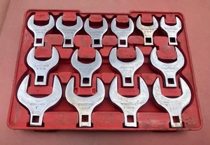 TEKTON 14 Piece JUMBO 1-1/16" - 2" Crowfoot Wrench Set -2585 - 1/2" Drive SAE - Picture 1 of 1