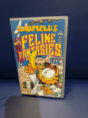 Garfield's Feline Fantasies (1991) - VHS Tape - PAL - Good Condition - Image 1 of 4