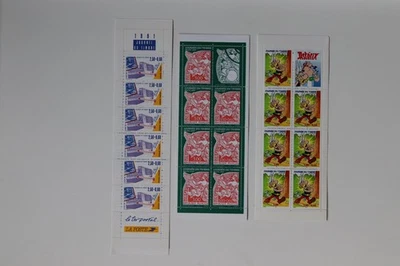France lot de 03 Bande Carnet neuve** différentes non pliées - JOURNEE DU TIMBRE - Photo 1/2