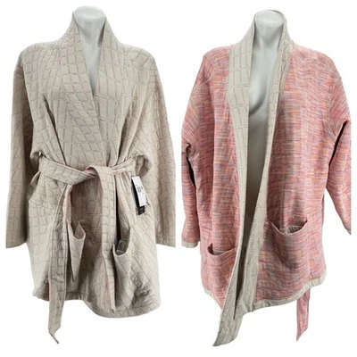 Nike Yoga Therma Fit Luxe Jacquard Top SZ 2X Reversible Oversized Plus NEW $140 - Image 1 of 4