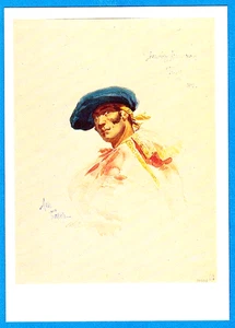 L.Bakst 1986 Russian postcard SPANIARD in 1891 - Foto 1 di 2