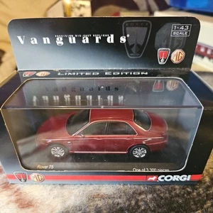 Vanguards Corgi 1:43 Rover 75 Firefrost Red VA09201 - Bild 1 von 9