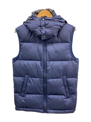 Chaleco acolchado BURBERRY BRIT capucha desmontable S poliéster NVY liso 3890650 Foto 1 de 4