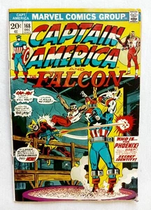 Captain America #168 - 1st Baron Helmut Zero Appearance, 1973 Marvel Comics. - Picture 1 of 4