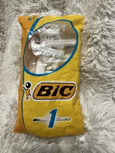 BIC Razor White Single Bladed Razors for UNISEX, 5 Count Pack~ NEW - Picture 1 of 7
