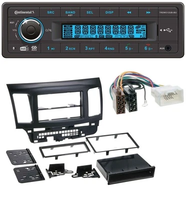Continental MP3 DAB USB Bluetooth Autoradio für Mitsubishi Evo Lancer (ab 2008) - Bild 1 von 4