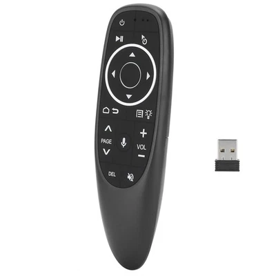 Smart Voice Remote Control 2.4G Wireless Mouse Gyroscope IR Learning For G10S^ - Image 1 of 4