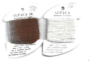 Rainbow Gallery Threads Lot of 2 Faux Fur Alpaca & Alpaca 18 - Picture 1 of 1
