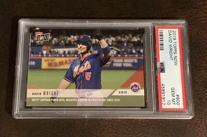 2018 Topps Now #800 David Wright - PSA 10 gemas como nuevo - Imagen 1 de 2