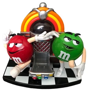 M&M Jukebox Candy Dispenser Rock & Roll Cafe dancing vintage merchandise - Picture 1 of 15