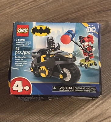 LEGO DC Super Heroes Batman Versus Harley Quinn 76220 Building Toy Set Mini Figs - Image 1 of 3
