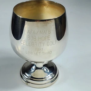 Bob Hope Celebrity Golf Tournament Trophy Award Low Round Vintage 1981 AFA MAFB - Picture 1 of 5