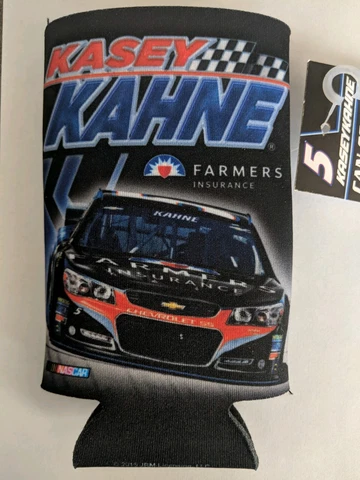 Kasey Kahne 2015 Farmers #5 Can Cooler 16 oz. NASCAR Koozie Cover