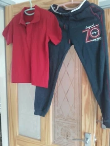 Boys Set Of Polo Tshirt And A Trouser size 10-11 years - Picture 1 of 8