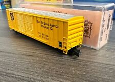 Roundhouse N Scale Used  #8342 Dbl Door Box Car E. St. Louis Junction #7724