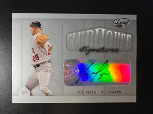 2002 Leaf Clubhouse Signatures Silver #15 Joe Mays/50 #'d 28/50 Twins - Picture 1 of 2