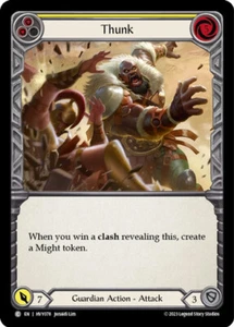 Thunk (Yellow) Common Heavy Hitters Flesh and blood TCG NM - Picture 1 of 1