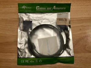 New 6 Foot VGA Cable RANKIE X0016SJAAR - Picture 1 of 4