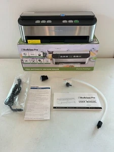 Sellador al vacío de alimentos completamente automático Beelicious Pro 85kpa Mod. VS6685H negro plata - Imagen 1 de 11