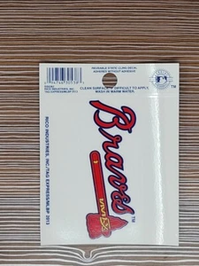 MLB Atlanta Braves 3.5 x 4.5 inch Decal Reusable Sticker - Picture 1 of 1