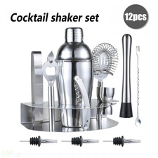 AGITATORE di cocktail Maker Set mixer in acciaio Inox kit barman bar drink rendendo