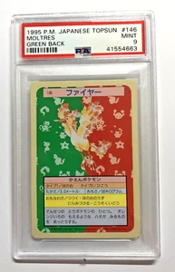 Pokemon PSA 9 Como Nuevo 1995 MOLTRES Topsun Espalda Verde Promoción Japonesa #146 - Imagen 1 de 2