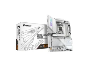 GIGABYTE X870E AORUS PRO ICE AM5 LGA 1718 ATX DDR5 4x M.2 WiFi Motherboard - Picture 1 of 5