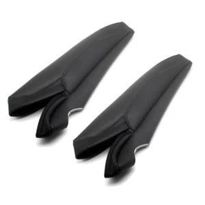 2PCS BLACK Leather Seat Armrest Cover For 04-12 Honda Odyssey - Picture 1 of 3