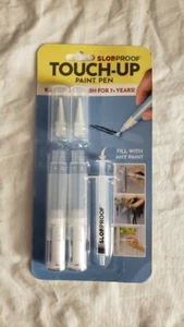 Slobproof Touch-Up Paint Pen | Fillable Paint Brush Pens for Interior Paint  - Picture 1 of 2