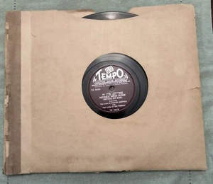Lot 3 Vtg TEMPO 78 RPM Records Jewish Hebrew Music Pietro Gentile & Joe Venuti - Picture 1 of 10