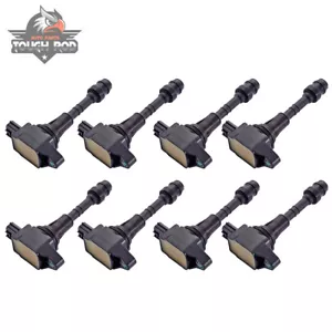 Fits Infiniti QX56 Nissan V8 5.6L Set of 8 Direct Ignition Coils 22448-ZE00A - Picture 1 of 6