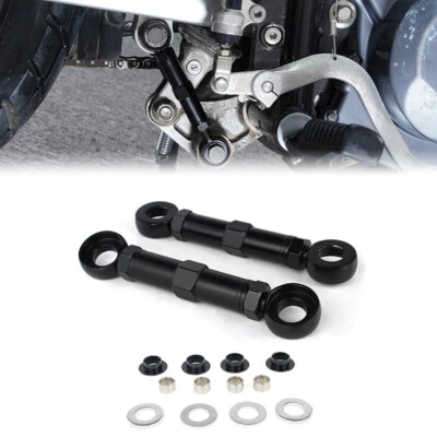 Ajuste para Yamaha FZ750 1988/FZ700 1987 soporte de caída inferior enlace de suspensión negro Foto 1 de 4