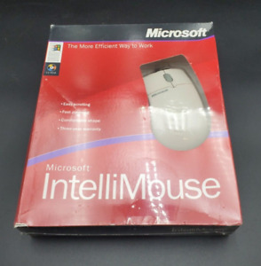 2000 MICROSOFT INTELLIMOUSE 3.0 0100 X05-16880 SERIAL PS/2 NEW FACTORY SEALED