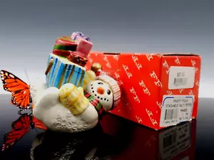 FITZ & FLOYD Frosty Folks Salt & Pepper - Snowman Stackable 1995 Boxed - Bild 1 von 19