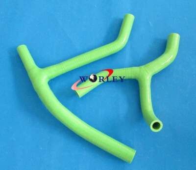 Manguera de silicona para radiador Y para KAWASAKI KXF450 KX450F 2006-2008 06 07 08 VERDE Foto 1 de 4