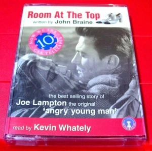 John Braine Room At The Top 2-Tape Audio Book Kevin Whately Angry Young Man - Imagen 1 de 1