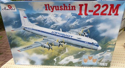 Amodel Aereo a Elica Ilyushin IL-22M, 1:72, Completare Kit IN Conf. Orig. - Immagine 1 di 4