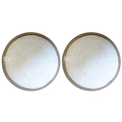 PURELY HOME Epicurean Alfresco Creme Outdoor/Camping/BBQ-Kunststoff/Melamin Essteller x 2