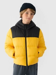 4F Jungen Jacke mit synthetischer Daunenfüllung - gelb 4FJWAW24TDJAM462-71S - Bild 1 von 6