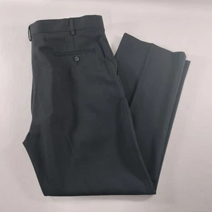 Pantalone elegante uomo Geoffrey Beene gamba dritta piatto davanti nero taglia 36x29 - Foto 1 di 6