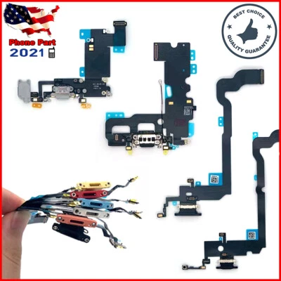 OEM SPEC Charging Port Dock Mic Flex Cable For iPhone X XR XS Max  8 7 6 6S Plus - Image 1 of 4