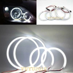 for Nissan primera P12 2002 03 04-2008 LED halo rings angel eye lamp demon eyes - Bild 1 von 12