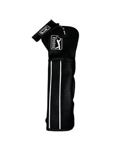PGA Tour Golf Club Head Cover Caviar Padded Leather Driver Head Cover. - Picture 1 of 2